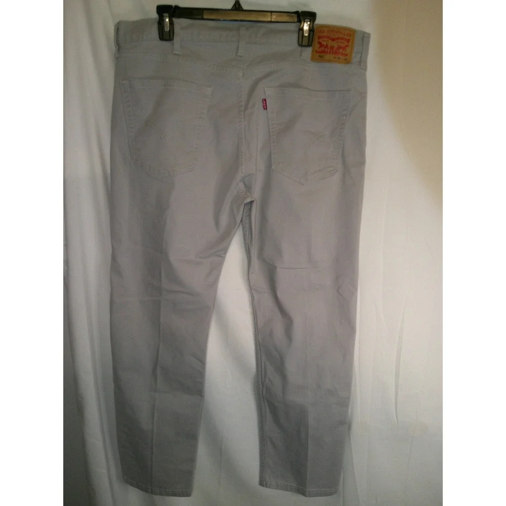 Levi's 502 Regular Taper Fit All Seasons Tech Pants Mens W38 L30 Gray‎